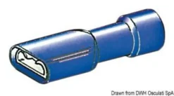 Faston förisolerad honkontakt 1-2.5 mm²