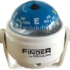 Finder kompass 2" med fäste vit/blå