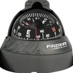 Finder kompass 2" 5/8 toppmonterad svart/svart