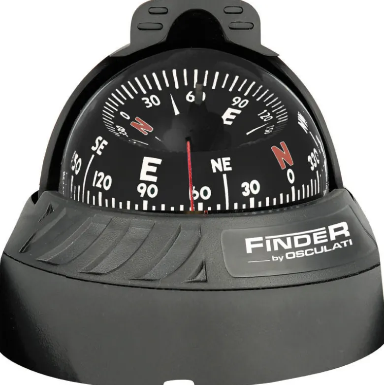 Finder kompass 2" 5/8 toppmonterad svart/svart