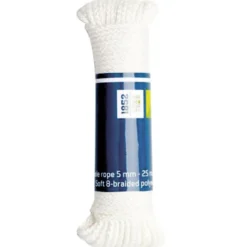 1852 Flagglina Ø5mm 25m mjuk  8-flätad polyester