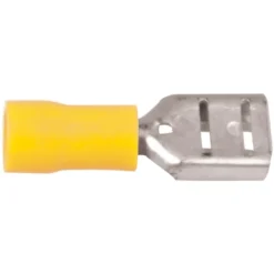 Flatstiftskontakt Hona Gul 6,4x0,8 mm 10st