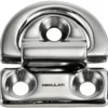 Fällbar ögleplatta 46x46 mm, 6 mm ring, brottlast kg 2200