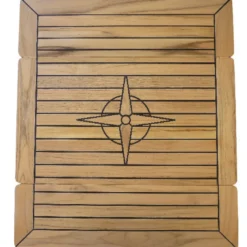 Fällbart teakbord 68 x 60 cm