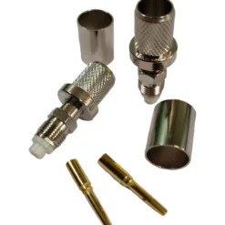 1852 FME honkontakt för 10 mm kabel RG213, crimp, 2-pack