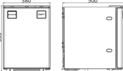 Frigo kylskåp med Clean Touch-frontpanel 50l