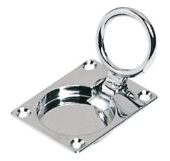 Förkromad mässingslyftring 62x47 mm