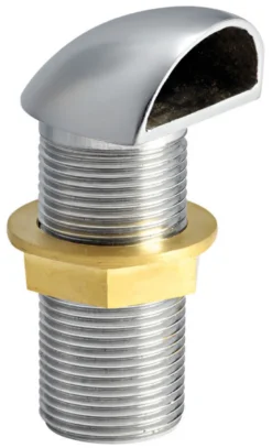 Förkromad mässingsspygatt 1/2"