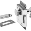 Förkromat mässingslås vänster 30 mm