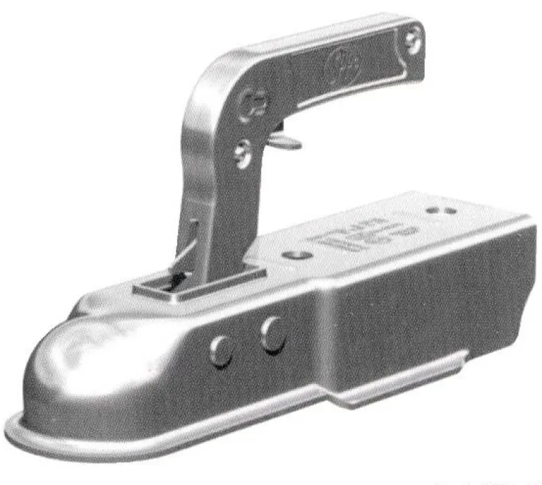 Fyrkantig kulkoppling 60 mm max 750 kg