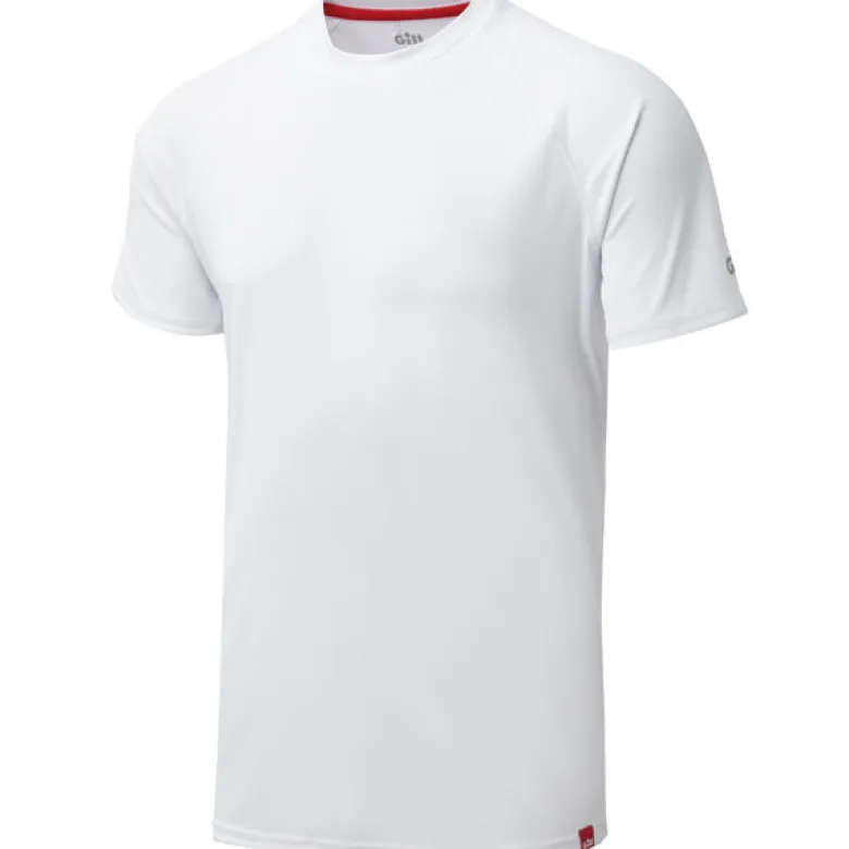 Gill UV010 Herr UV Tec T-Shirt Vit