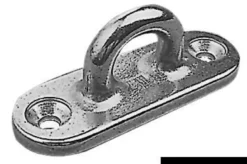 Öglebult AISI316 med 2 skruvar 90 mm