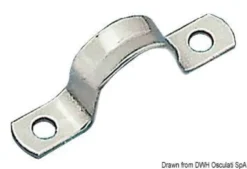 Ögleplatta polerad AISI316 47x14 mm