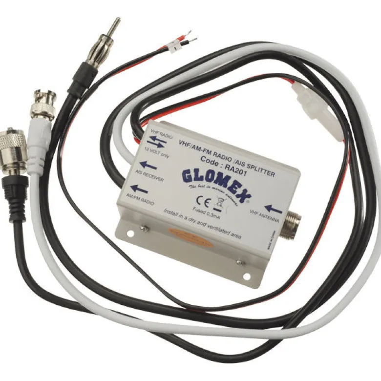 Glomex RA201 VHF/AM-FM/AIS-splitter 12V