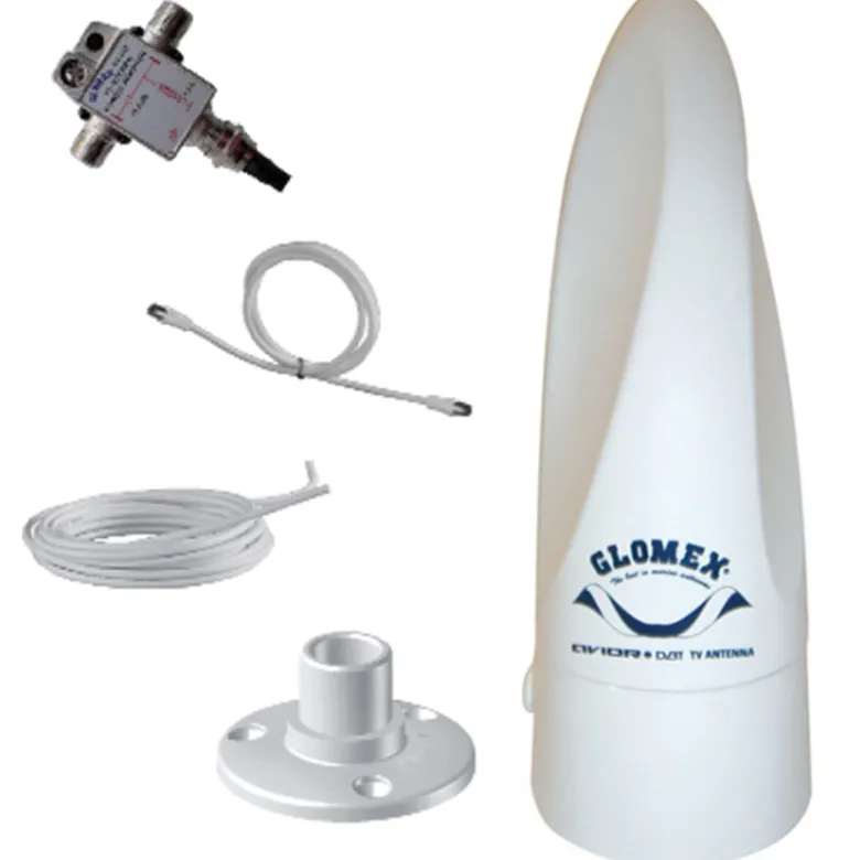 Glomex TV Antenn Compact Avior VT300 m/ Kabel, Beslag