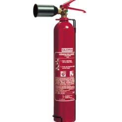 Gloria 2 kg Kolsyresläckare CO2. DS/EN 3 Godkänd