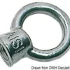 Gängad öglebult AISI316 41 mm