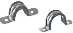 Gummibelagd U-klämma AISI 304 20 mm