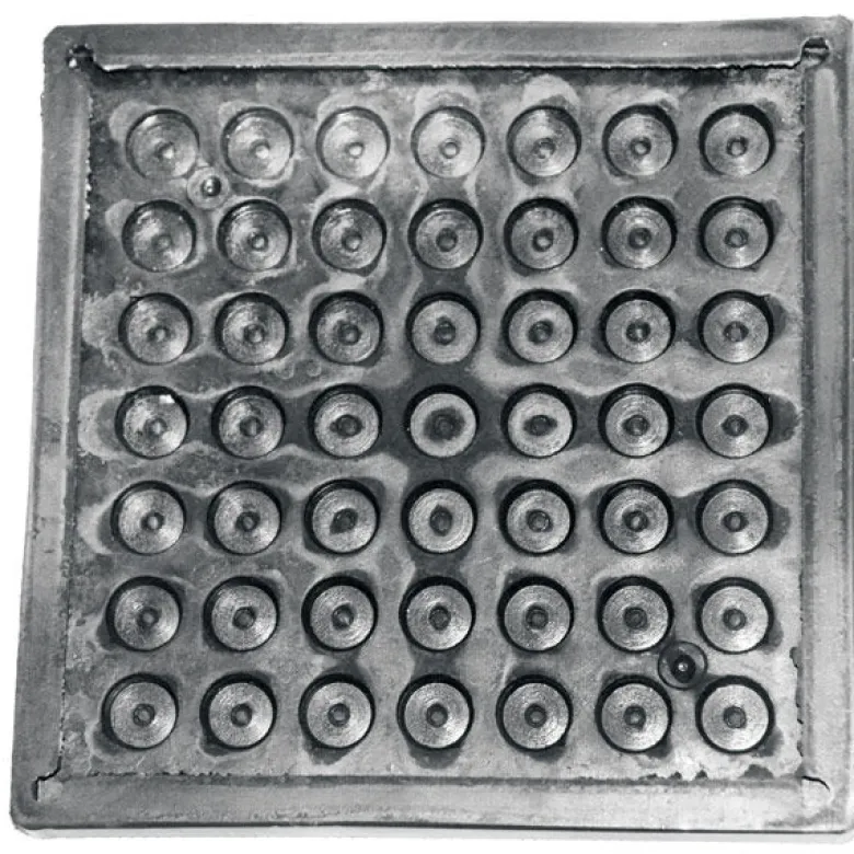 1852 Gummiskydd till topplatta 200x200 mm