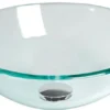 Halvsfäriskt handfat i glas 280 mm