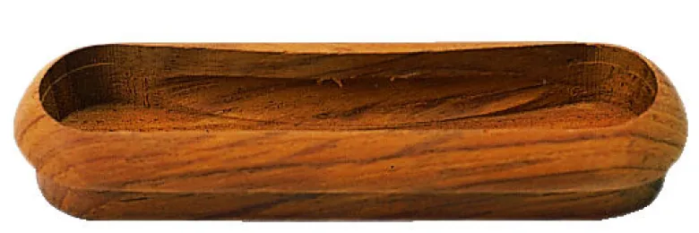 Handtag för Låda, Stängd, Teak, 102mm