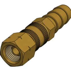 IGT Gas Snabbkoppling Slangnippel 1/4" Gänga Ø8 mm Slangkopp