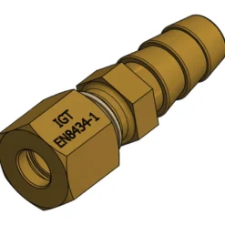 IGT Övergång mellan kopparrör och gasslang Ø 10 mm