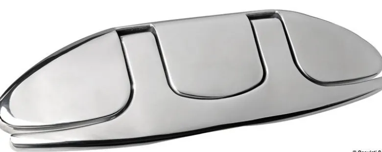 Infällbar knap spegelpolerad AISI316 115 mm