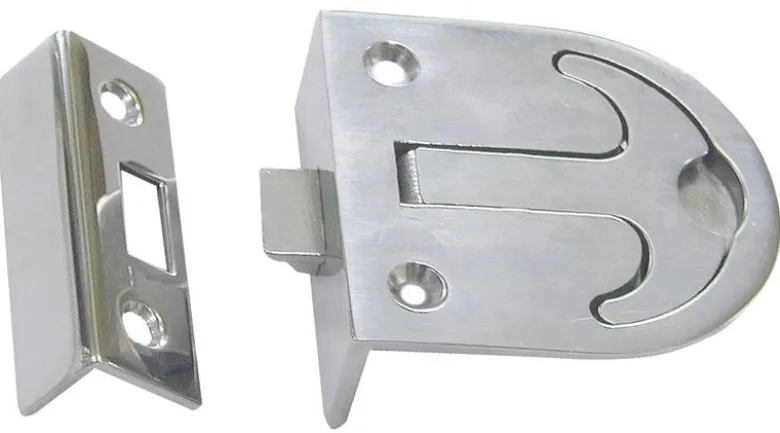 Infälld dragregel AISI316 spegelpolerad 57x76 mm