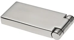 Infällt gångjärn spegelpolerat AISI316 75x35 mm