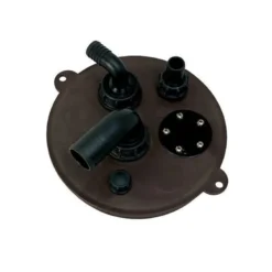Inspektionslock för septiktank h:230mm - svart