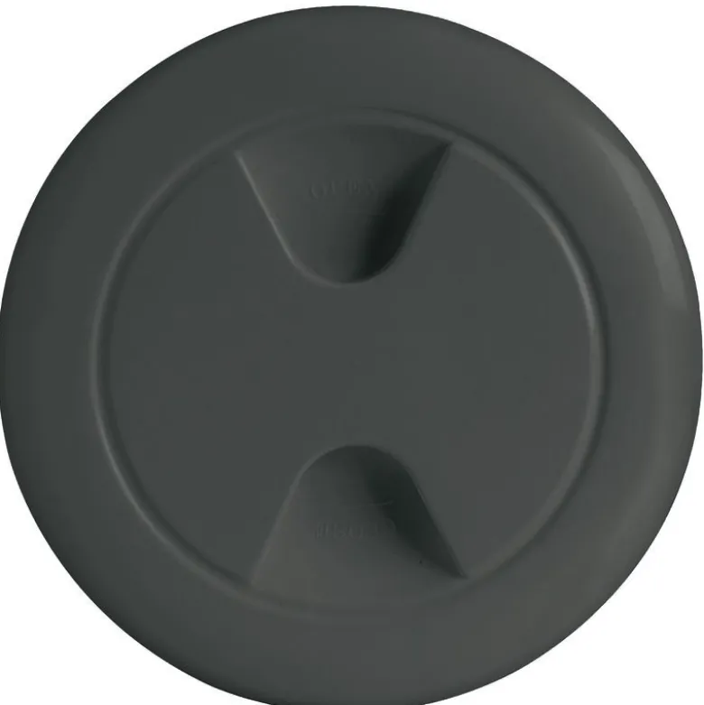Inspektionslucka i svart polypropen 102 mm