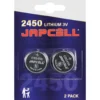 Japcell CR2450 Litiumbatteri 3V, 2 st
