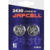 Japcell CR2430 Litiumbatteri 3V, 2 st
