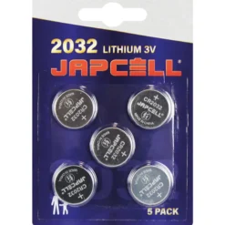 Japcell CR2032 Litiumbatteri 3V, 5 st