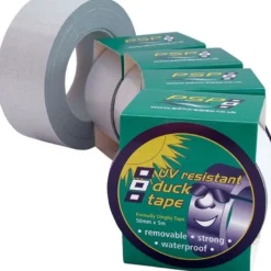 Jolle/uv resistant duck tape ljusgrå 5 m