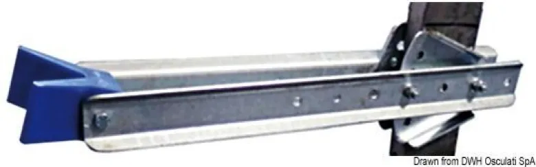 Justerbart stävstöd, universellt 645 mm
