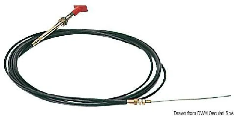 Kabel för flexibel fjärrkontroll 6 m