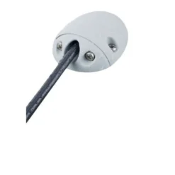 Kabelgenomföring 90° Nylon Vit