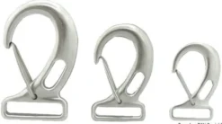 Karbinhake AISI 316 för band 90x40 mm