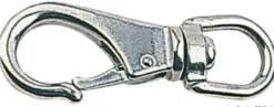 Karbinhake AISI 316 med svirvel 94 mm