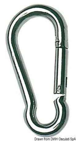 Karbinhake AISI 316 11 mm