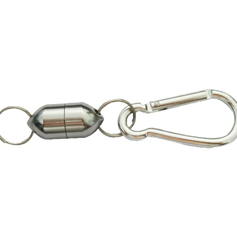 Karbinhake med magnet 1,5 kg Silver