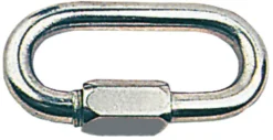 Karbinhake med skruvöppning AISI 316 8 mm