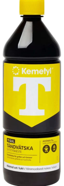 Kemetyl T-Gul Tändvätska 1L