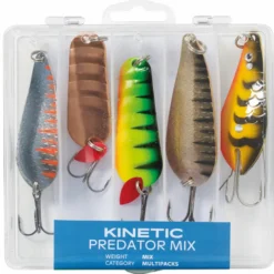 Kinetic fiskedrag Predator mix 5 stk.