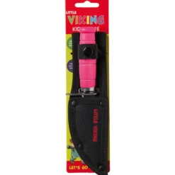 Kinetic Lille Viking barnkniv, rosa handtag