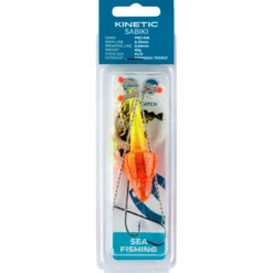 Kinetic Sabiki Pro Flatfish Gul/Röd