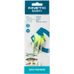 Kinetic Sabiki Trio Chartreuse Flash