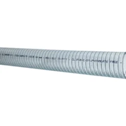 Klar sug och tryckslang m/stålspiral, Food quality 32mm